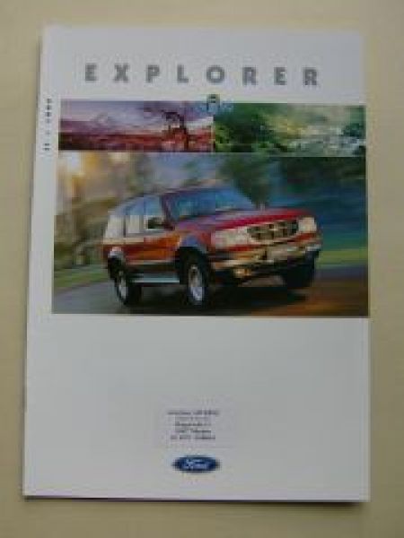 Ford Explorer Prospekt Oktober 1997