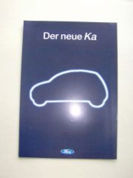 Ford Ka Prospekt August 1996 NEU