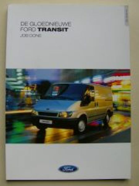 Ford Transit Prospekt Februar 2001 Niederlande
