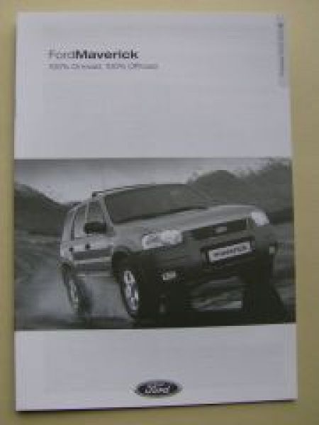 Ford Maverick Dezember 2001 NEU
