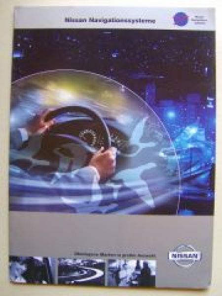 Nissan Navigationssysteme Prospekt März 2001