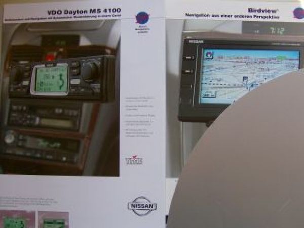 Nissan Navigationssysteme Prospekt März 2001