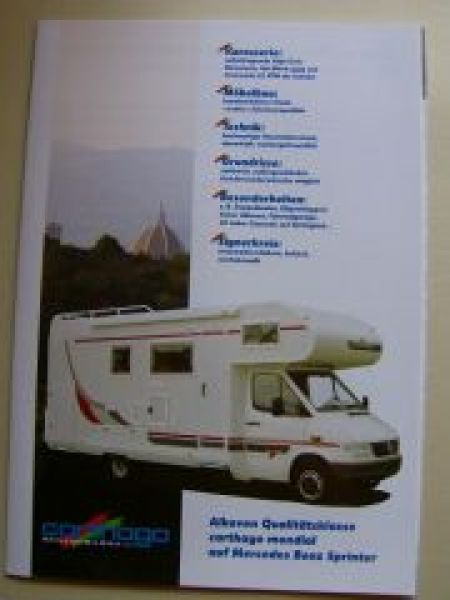 carthago Reisemobilbau Mondial Mrcedes Benz Sprinter Basis