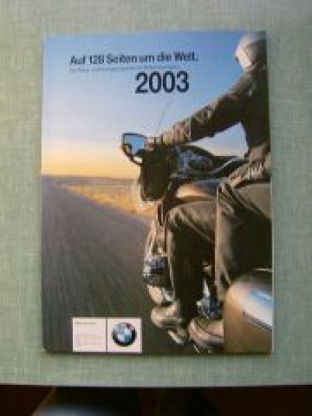 BMW Motorrad Trainings-& Reise Programm 2003 NEU