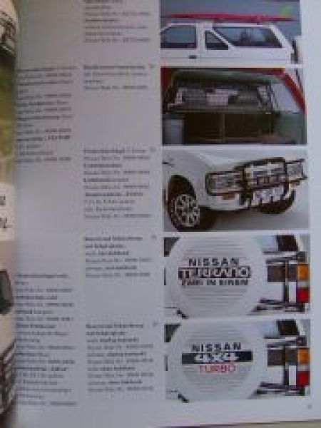 Nissan Off-Road Zubehör Programm Terrano Patrol 1991