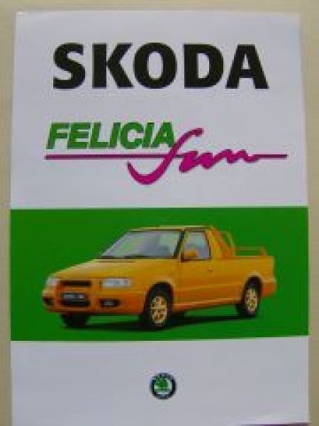 Skoda Felicia fun Prospektblatt Oktober 1998 NEU