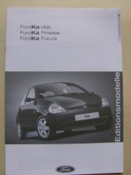 Ford Ka -ribik Finesse Futura August 2001 NEU
