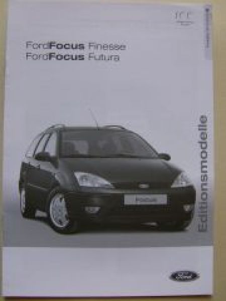 Ford Focus Finesse Futura August 2001 NEU