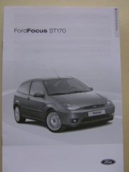 Ford Focus ST170 August 2003 NEU