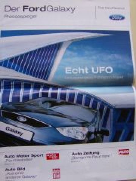 Ford S-Max & Galaxy Pressespiegel