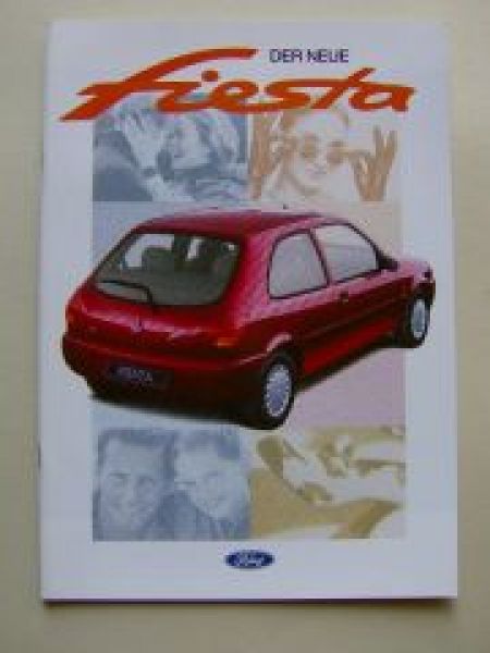 Ford Fiesta Prospekt Februar 1996 Flair Focus Fun Ghia