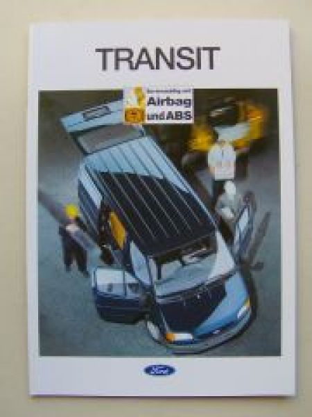 Ford Transit Prospekt Dezember 1995 +Sonderfahrzeuge