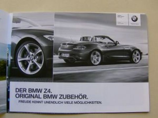 BMW Original Zubehör Z4 Roadster E89 März 2009 NEU