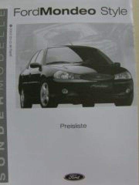 Ford Mondeo Style Januar 2000