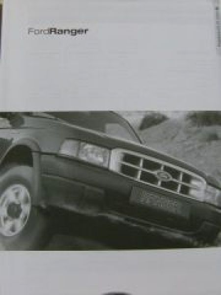 Ford Ranger August 2001