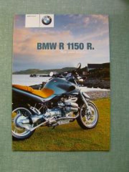 BMW Motorrad R 1150 R Prospekt 2000 NEU