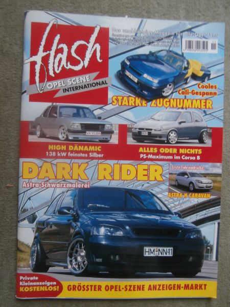 flash Opel Scene International 11/2004