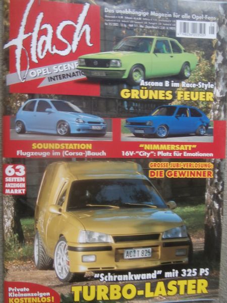 flash Opel Scene International 5/2002