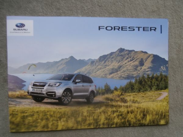 Subaru Forester Prospekt Typ SK Prospekt November 2018+Preisliste