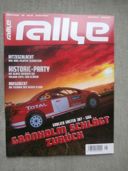 rallye magazin 8/2004 Peugeot 307CC ,Vorstellung Citroen C4,