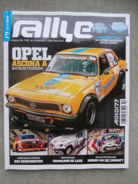 rallye magazin 9/10 2018 Opel Ascona A,Ford Sierra RS,De Tomaso Pantera,Toyota Corolla WRC,Alpine A110 vs. Alpine 110,
