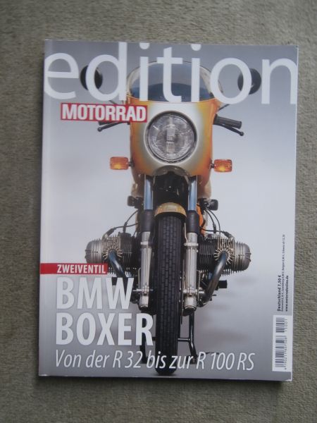 Motorrad edition 2015 BMW Boxer von der R32 bis zur R100 RS