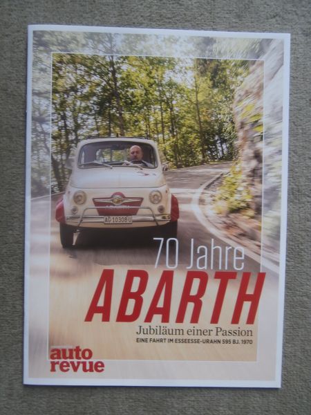 auto revue 70 Jahre Abarth +120 Jahre Fiat Topolino,1800 2100 2300 +Barchetta Sonderdruck