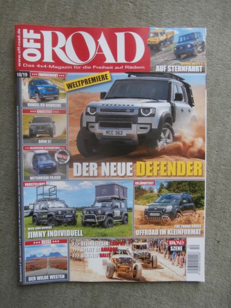 Off Road 10/2019 Dangel K9,Fiat Panda Cross 0.9 Twinair 4x4,Audi Q3 Sportback,BMW X7 xDrive40i,Cayenne Turbo S E-Hybrid