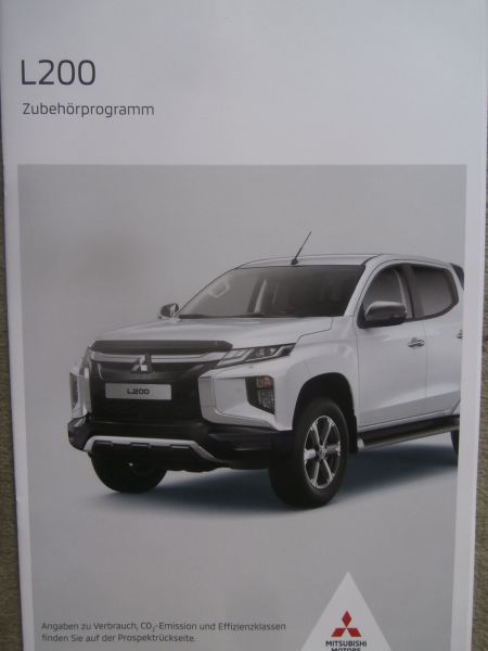 Mitsubishi L200 Zubehörprogramm Katalog August 2019