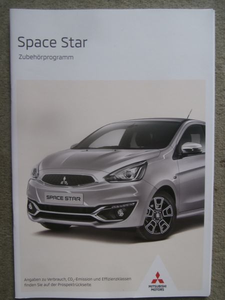 Mitsubishi Space Star Zubehörprogramm Katalog Juli 2019