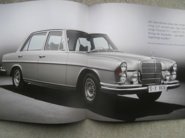 Mercedes Benz Classic S-Klasse W07 W142 W187 W180 W111 W100 W108 W116 W126 W140 W220 W221 & W221 Prospekt