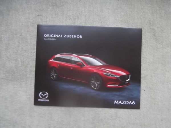 Mazda 6 Original Zubehör April 2019 NEU Typ GL