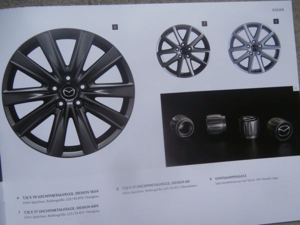 Mazda 6 Original Zubehör April 2019 NEU Typ GL