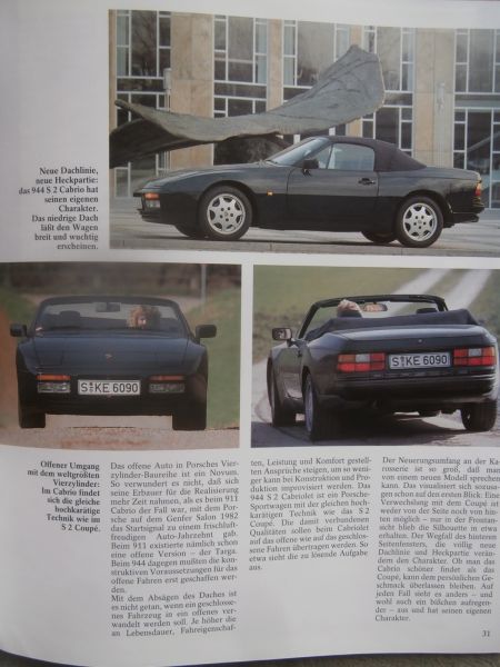christophorus magazin Mai 1989 Nr.218 928 GT,944 S2 Cabrio,Typ356,944 turbo Cup