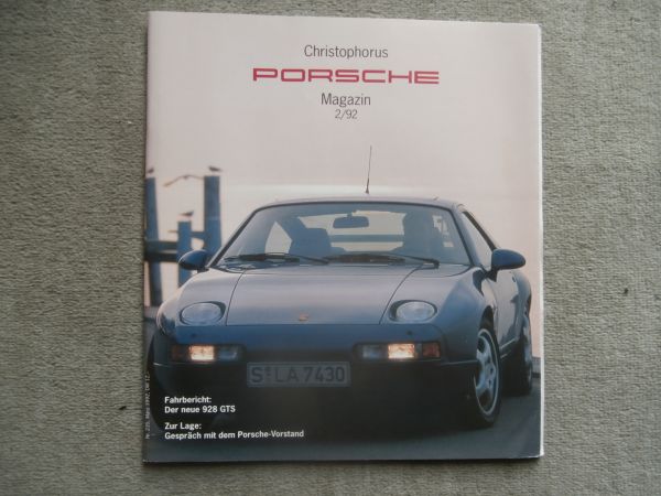 christopherus Magazin 2/1992 Nr.235 März 1992 928 GTS,907