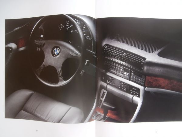 BMW 750i 750iL E32 Großformat E32 Prospekt September 1990+Highline