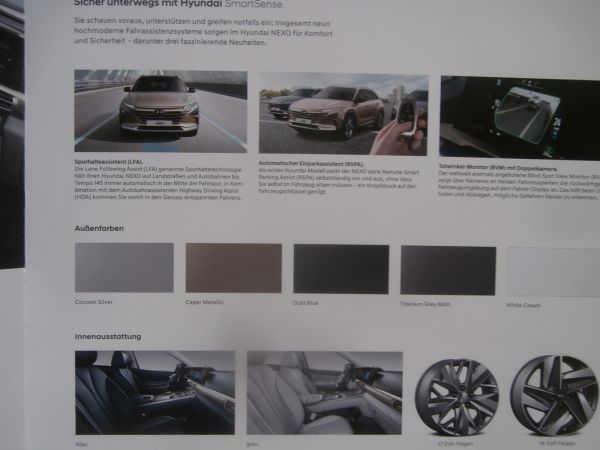 Hyundai Nexo Vorabinformation 120kw März 2018