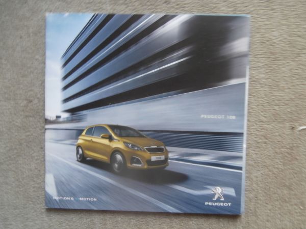 Peugeot 108 VTi72 53kw 5-türer +Preisliste Juli 2019