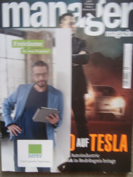 manager magazin 9/2019 Treibjagd auf Tesla,Mercedes EQC