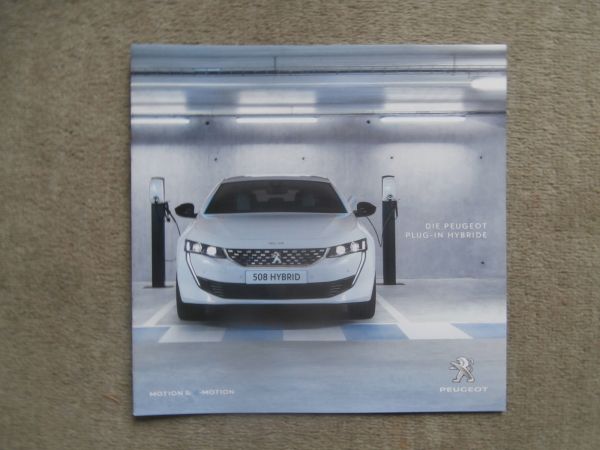 Peugeot Plug-In Hybride 508 +SW 3008 Oktober 2019