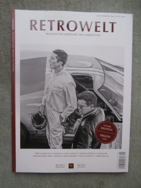 Retrowelt Nr.15 2019 BMW Garmisch,Le Mans 66,Onassis 800,Triumph Speed Twin,