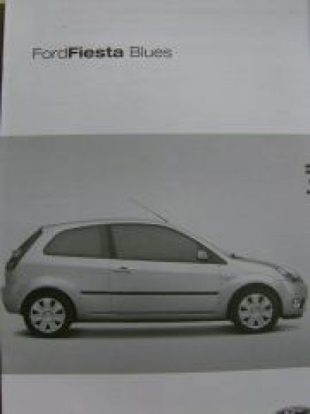Ford Fiesta Blues Sondermodell März 2005 NEU