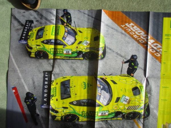 Mann & Hummel Landgraf Motorsport ADAC GT Series Mercedes Benz GT Großformat Poster 2023