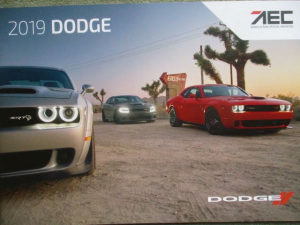 Dodge Charger SXT AWD SRT Hellcat +Challenger GT AWD +R/T Scat Pack +SRT Hellcat Katalog Deutsch 2019