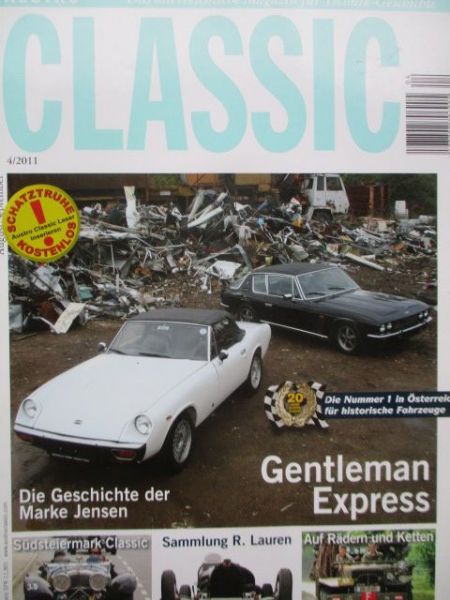 Austro Classic 4/2011 Geschichte der Marke Jensen+Interceptor,Autenrieth Karosserien,Citroen CX,