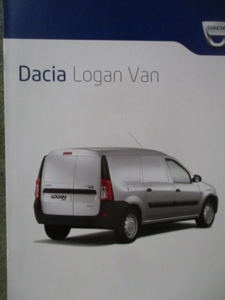 Dacia Logan Van Prospekt November 2008 Version Österreich