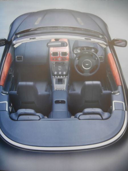 Aston Martin DB9 Coupé +Cabriolet Prospekt Deutsch 335kw/455ps  Juni 2006