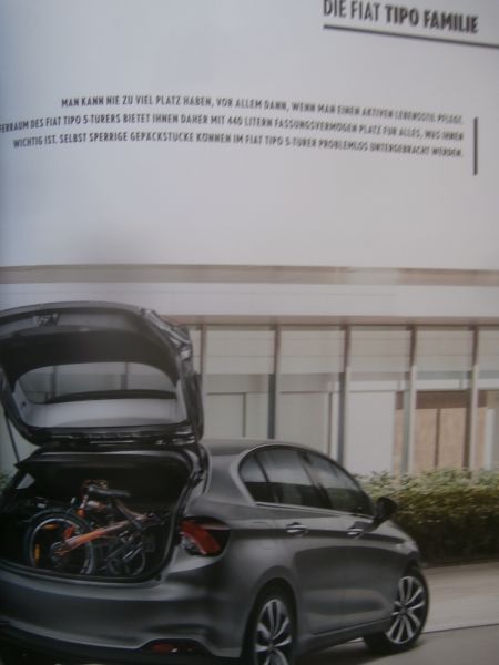 Fiat Tipo Typ 356 Kombi +5-türer +Limousine Sport +Mirror +Street Katalog Oktober 2019