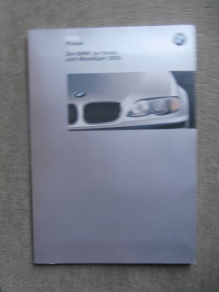 BMW 3er Reihe E46 Pressemappe Modelljahr 2002 +SMG +Touring Facelift +Valvetronic