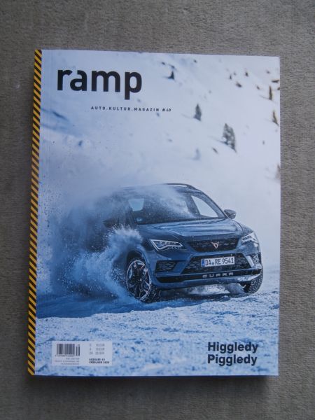 ramp Auto Kultur Magazin Nr.49 Frühjahr 2020 Higgledy Piggledy Seat Cupra,Huracán EVO,Alpine A110,Giuli QF,C63S Coupé